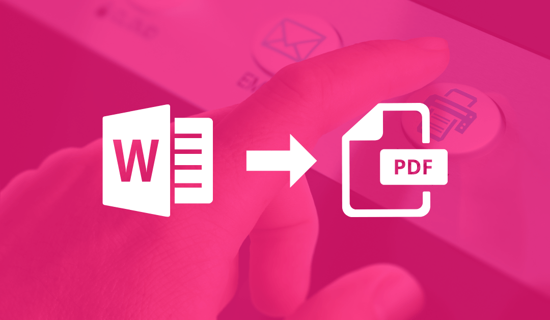 Convertir de Word a PDF